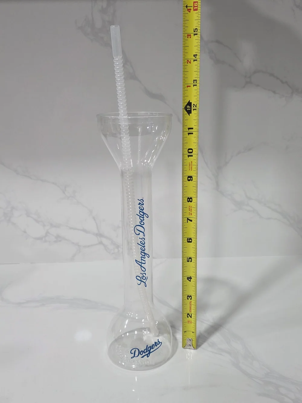 Los Angeles Dodgers Souvenir Plastic Yard Glass